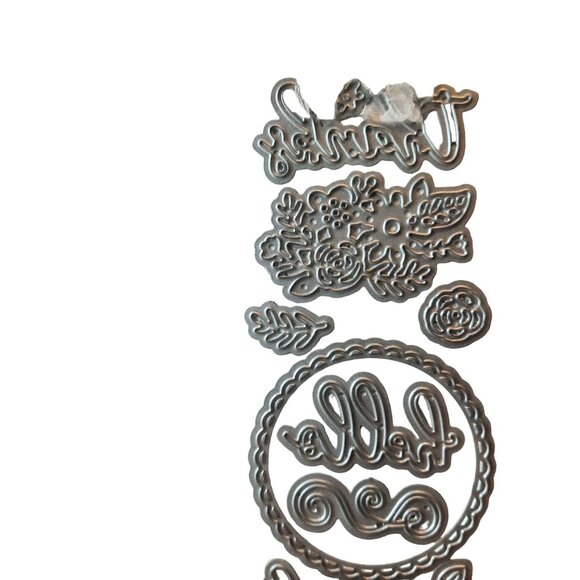 Momenta Embossing Folder And Cutting Templates Leaf Theme Set 11 Pc - Picture 3 of 8